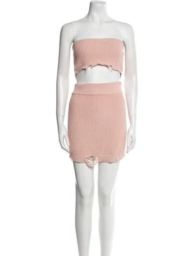 Pre-owned Ser.o.ya Strapless Mini Dress W/ Tags In Pink