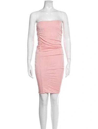 Pre-owned Ser.o.ya Strapless Mini Dress W/ Tags In Pink