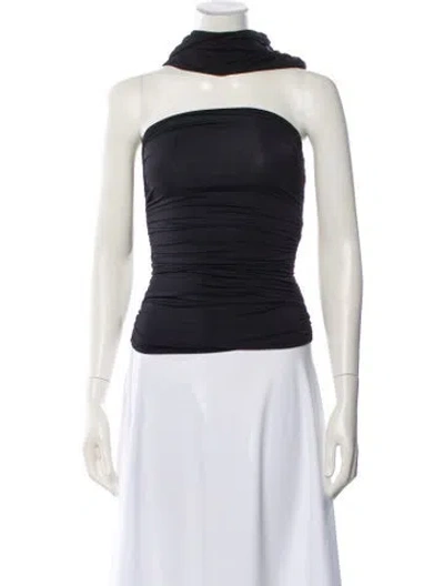 Pre-owned Ser.o.ya Strapless Top In Black