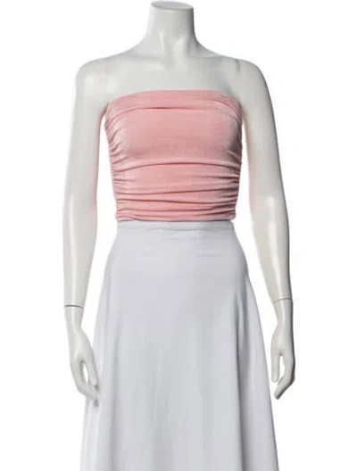 Pre-owned Ser.o.ya Strapless Top W/ Tags In Pink