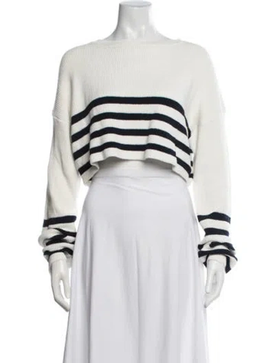 Pre-owned Ser.o.ya Striped Crew Neck Sweater In Multi