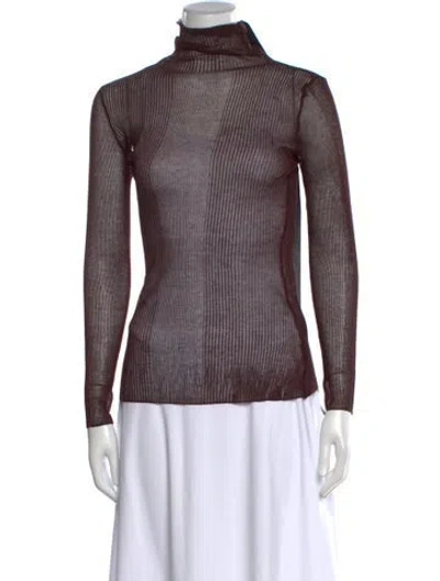 Pre-owned Ser.o.ya Striped Turtleneck Top W/ Tags In Multi