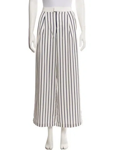Pre-owned Ser.o.ya Striped Wide Leg Pants In Neutral