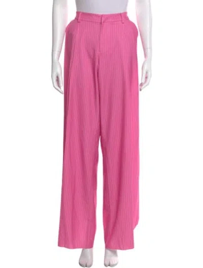 Pre-owned Ser.o.ya Striped Wide Leg Pants W/ Tags In Pink