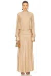 Ser.o.ya Swan Maxi Dress In Tan In Tan
