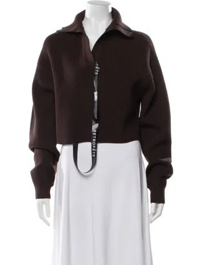 Pre-owned Ser.o.ya Sweater W/ Tags In Brown
