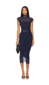 Ser.o.ya Tabitha Midi Dress In 天蓝