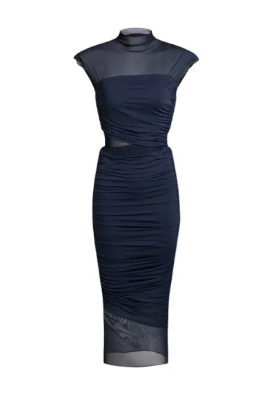 Ser.o.ya Tabitha Midi Dress In Sapphire