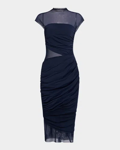 Ser.o.ya Tabitha Midi Dress In Sapphire