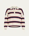 Ser.o.ya Taby Sweater Eggshell Stripe In Multi