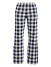 Ser.o.ya Talia Mid-rise Crop Flare Pants In Blue