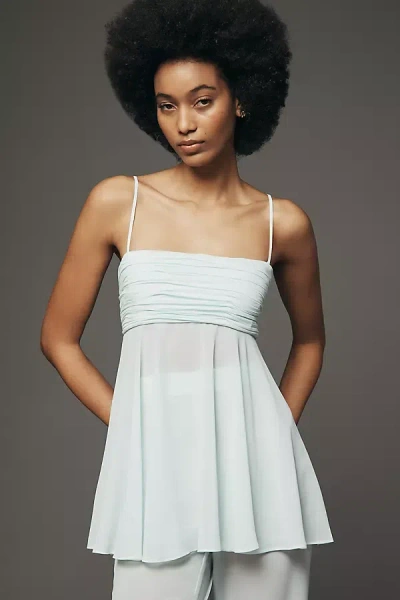 Ser.o.ya Tamara Sheer Top In Green