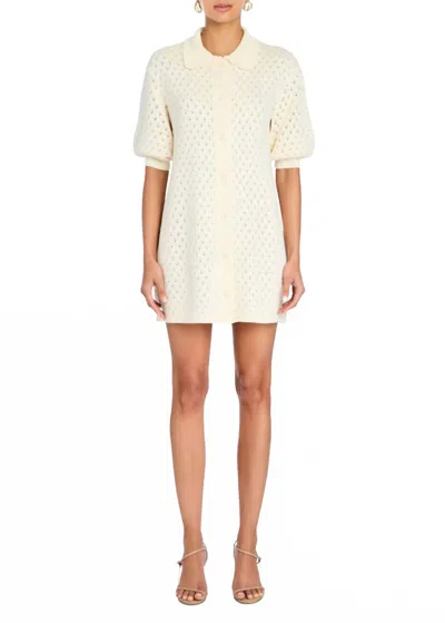 Ser.o.ya Tana Mini Dress In Eggshell In Neutral