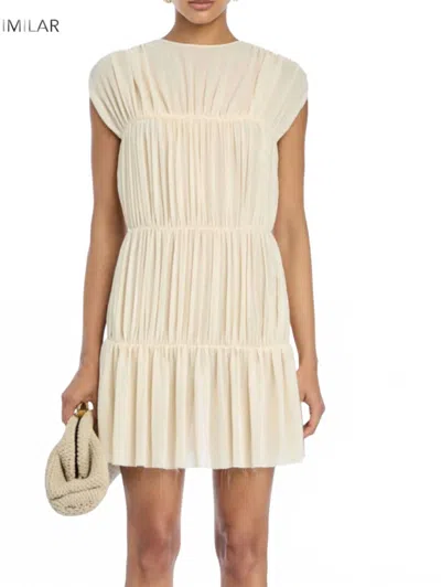 Ser.o.ya Thalia Dress In Eggshell In Neutral