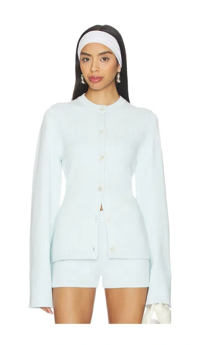 Ser.o.ya Tira Knit Cardigan In Blue