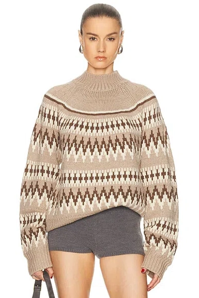 Ser.o.ya Tirza Sweater In Brown