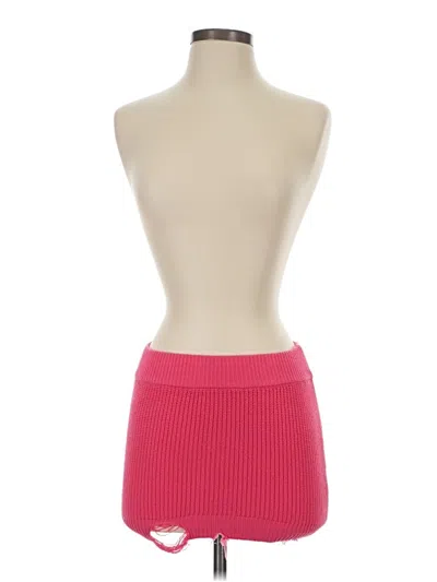 Pre-owned Ser.o.ya Tube Top Pink Strapless Neckline Tops