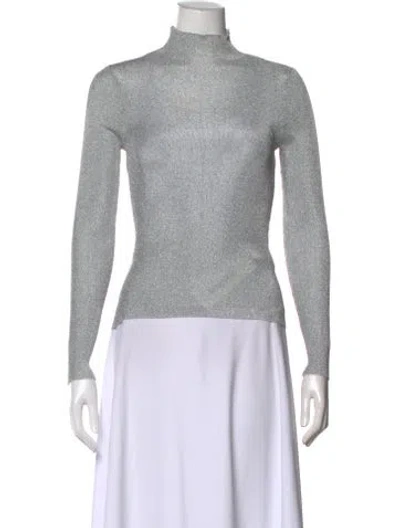 Pre-owned Ser.o.ya Turtleneck Long Sleeve Sweatshirt In Gray