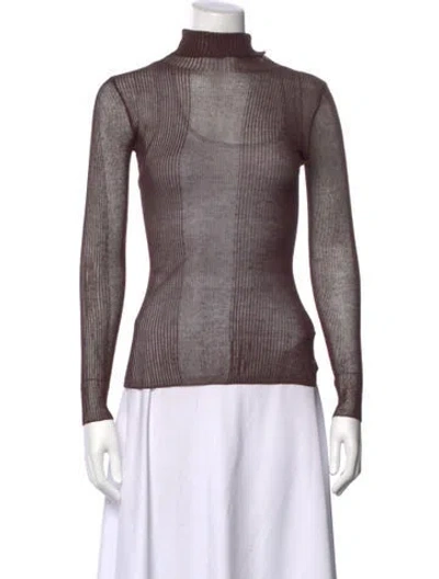 Pre-owned Ser.o.ya Turtleneck Long Sleeve Top In Multicolor