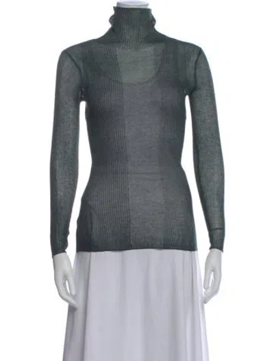Pre-owned Ser.o.ya Turtleneck Long Sleeve Top W/ Tags In Blue