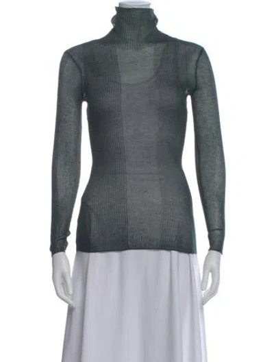 Pre-owned Ser.o.ya Turtleneck Long Sleeve Top W/ Tags In Blue