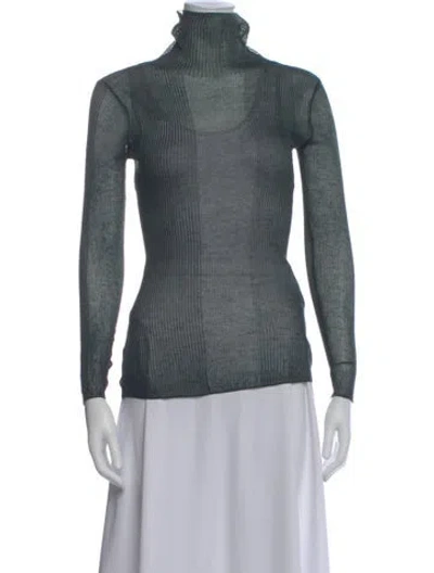 Pre-owned Ser.o.ya Turtleneck Long Sleeve Top W/ Tags In Blue