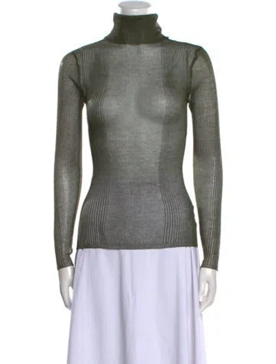 Pre-owned Ser.o.ya Turtleneck Long Sleeve Top W/ Tags In Green