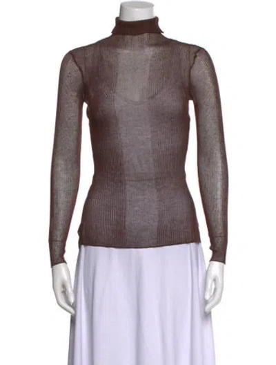 Pre-owned Ser.o.ya Turtleneck Long Sleeve Top W/ Tags In Multicolor