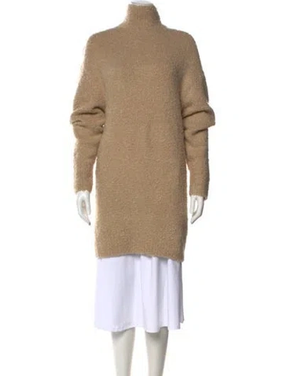 Pre-owned Ser.o.ya Turtleneck Long Sleeve Tunic In Brown
