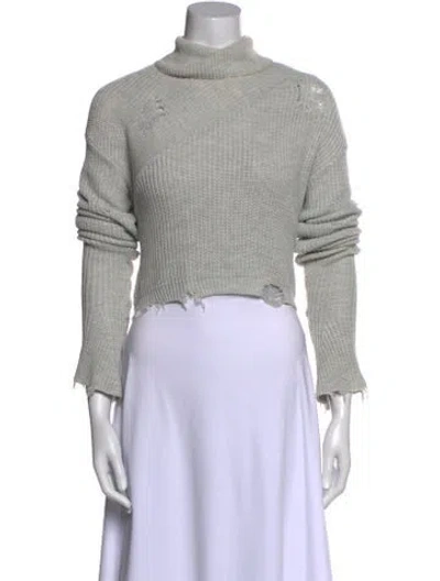 Pre-owned Ser.o.ya Turtleneck Sweater In Gray