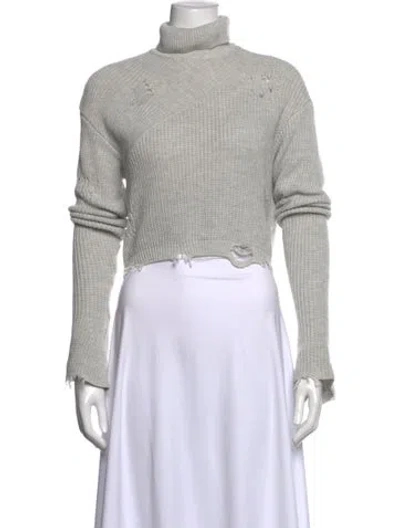 Pre-owned Ser.o.ya Turtleneck Sweater In Gray
