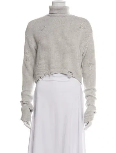 Pre-owned Ser.o.ya Turtleneck Sweater In Gray