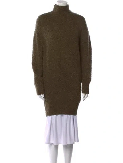 Pre-owned Ser.o.ya Turtleneck Sweater In Green