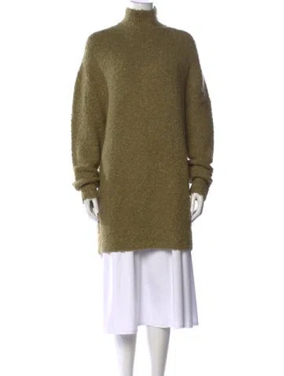 Pre-owned Ser.o.ya Turtleneck Sweater In Green
