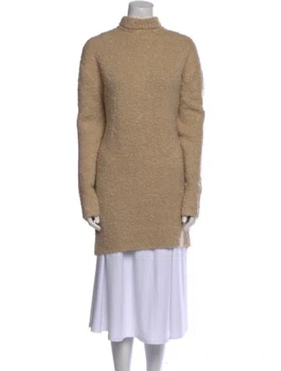 Pre-owned Ser.o.ya Turtleneck Sweater In Neutral