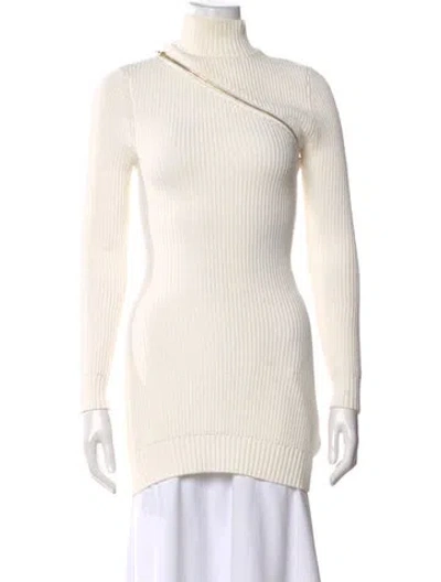 Pre-owned Ser.o.ya Turtleneck Sweater In Neutral