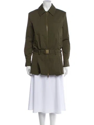 Pre-owned Ser.o.ya Utility Jacket In Green
