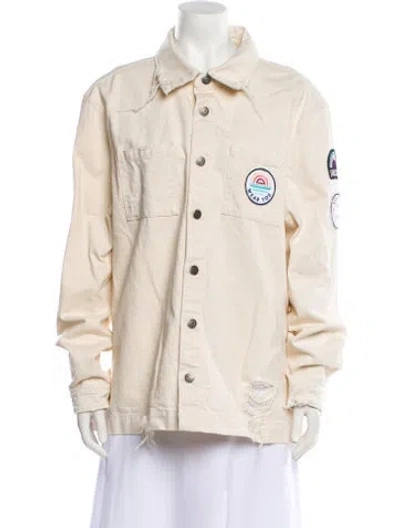 Pre-owned Ser.o.ya Utility Jacket In Neutral