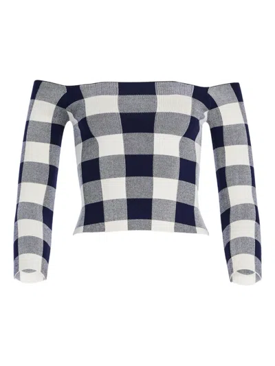 SER.O.YA VALE GINGHAM TOP