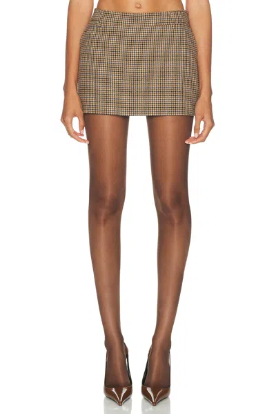 Ser.o.ya Valkira Skort In Tan Houndstooth