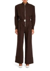 Ser.o.ya Vera Crepe Jumpsuit In Ash Brown