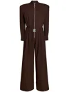 Ser.o.ya Vera Crepe Jumpsuit In Brown