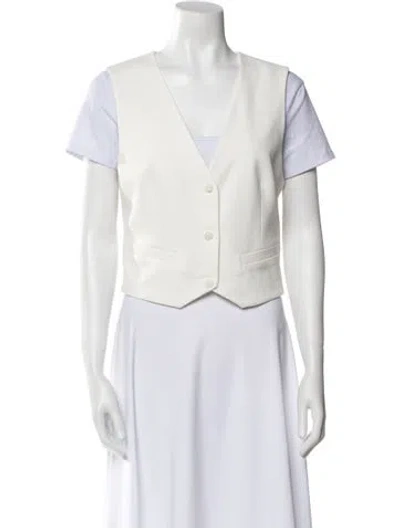 Pre-owned Ser.o.ya Vest W/ Tags In White