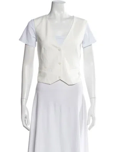 Pre-owned Ser.o.ya Vest In White