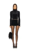 Ser.o.ya Victoria Velvet Romper In Black