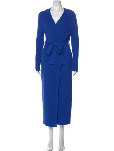 Pre-owned Ser.o.ya V-neck Sweater In Blue