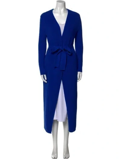 Pre-owned Ser.o.ya V-neck Sweater In Blue