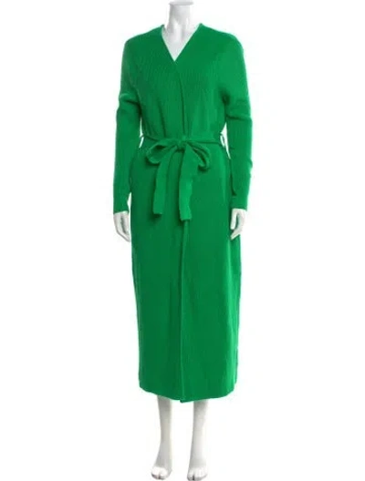 Pre-owned Ser.o.ya V-neck Sweater In Green