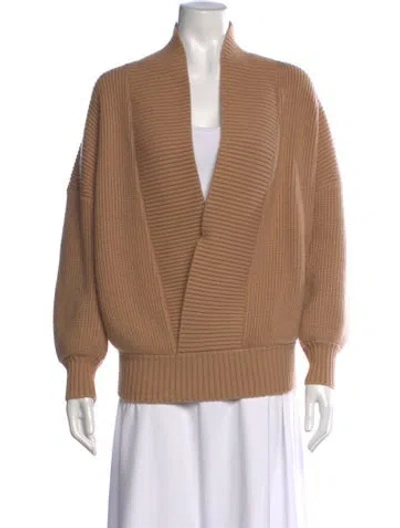 Pre-owned Ser.o.ya V-neck Sweater In Neutrals