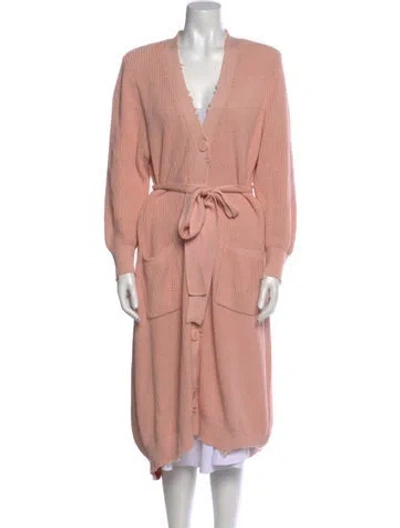 Pre-owned Ser.o.ya V-neck Sweater In Pink